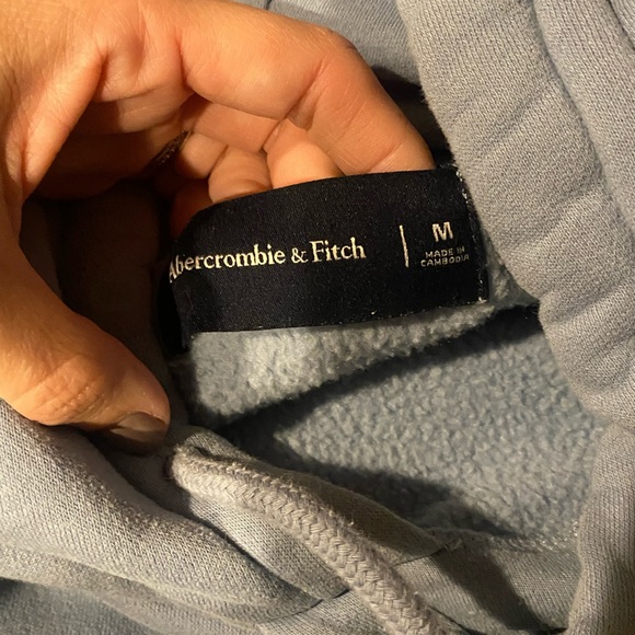 Abercrombie & Fitch Light Blue Hoodie - Picture 2 of 2